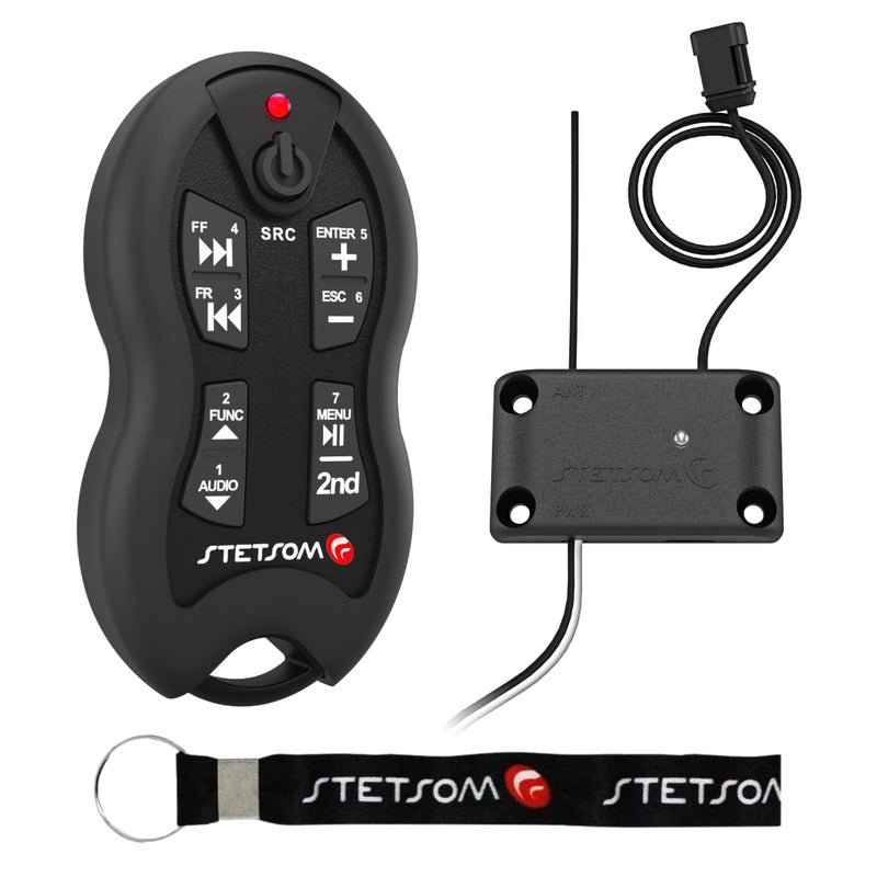 Stetsom SX2 - Universal Remote Control, Infrared, Long Range (1640 ft), 16 Functions, Learning Mode, Compatible with Car Audio Head Units, Home Devices and Video Equipment - Image 3